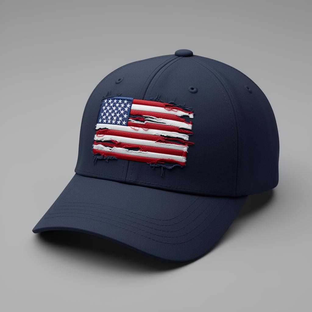 Ripped Flag Hat